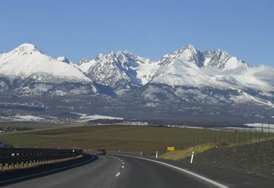 Zasnežené Vysoké Tatry