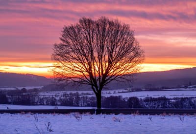 Krásny východ slnka