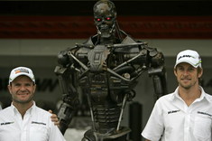 Barrichello, Robot a Button