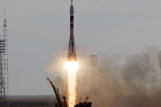 Štart lode Sojuz na ISS