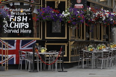 Prázdne centrum Londýna