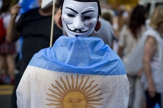 Protivládne protesty v Argentíne