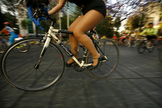 Protest na bicykloch