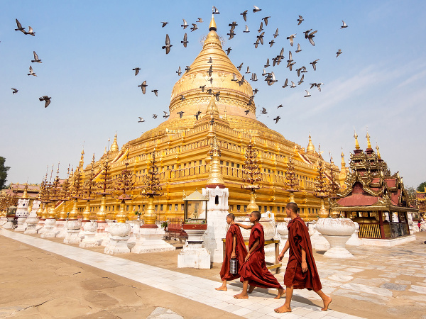 Pagoda v mjanmarskom Bagane