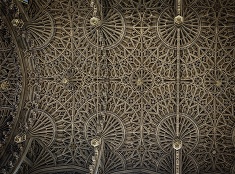 Prekrásny strop katedrály