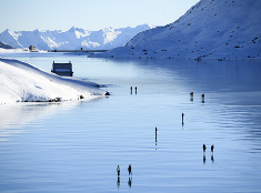 Švajčiarske jazero Lago Bianco