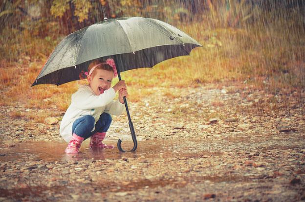 S dáždnikom