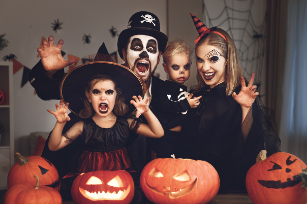 Halloweenska rodinka