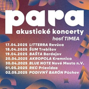 PARA – Akustické koncerty