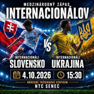 Medzinárodný zápas internacionálov: Slovensko - Ukrajina