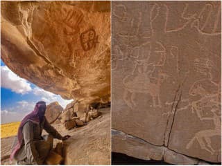 Jedinečný objav na Sinaji: 10-tisíc rokov staré maľby odhaľujú život dávnych predkov