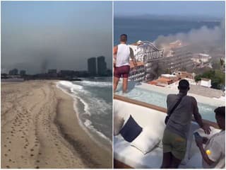 Chaos, násilnosti a zrušené lety: Mexické letoviská sa zmenili na peklo