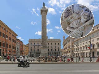 OBRAZOM: Po 40 rokoch reštaurujú stĺp Marka Aurélia v Ríme, konečne vidno všetky úžasné detaily