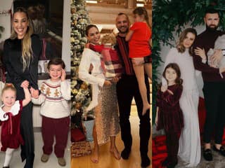 Najkrajšie vianočné stromčeky 2025 a outfity Sloveniek: Cibulková vsadila na klasiku, Verešová ukázala takmer dospelé deti