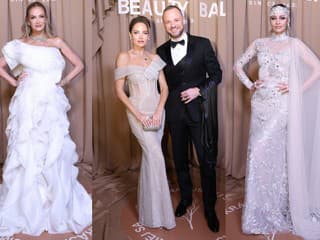 Beauty Ball 2026: Hostiteľka Alena Pallová zažiarila v bielej róbe, dokonalí manželia Gáboríkovci či Mária Čírová