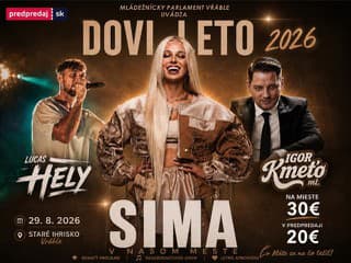 SIMA vo Vrábľoch: Jedna z najväčších hviezd slovenskej hudobnej scény mieri do mesta Vráble