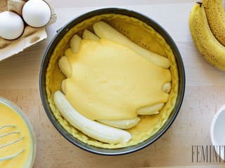 Pudingovo banánový cheesecake: Jednoduchý, ale zároveň dosť elegantný, aby ste ho podávali aj na oslave