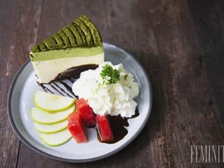 Torta z bielej čokolády s melónom a sorbetom zo surového mlieka: Sladké zakončenie víkendovej oslavy