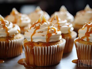 Tvarohové muffiny so slaným karamelom: Dezert, ktorý je láskou na prvé sústo