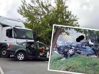 BRUTÁLNA TRAGÉDIA Polovica auta zmizla: Tomáš (†28) zomrel, manželka je ťažko ranená! Z FOTO mrazí