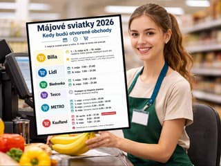 Veľký prehľad otváracích hodín: Kedy nakúpite počas májových sviatkov? Obľúbený reťazec prekvapil