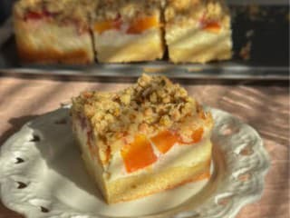 Cheesecake, ktorý chutí ako broskyňový cobbler