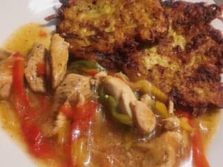 Zemiakové placky s kuracím soté: chutný recept na obed