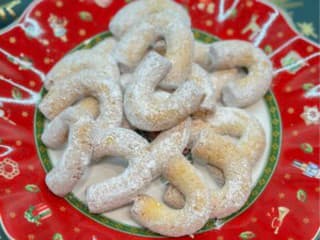 Vanilkové rožky bez orechov: Krehké vianočné pečivo