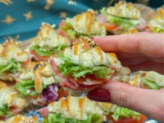 Mini croissantové jednohubky rozžiaria váš silvestrovský stôl