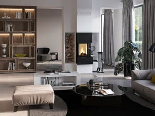 Sám povie, kedy treba priložiť, a nepotrebuje vzduch v izbe. Tento krb oceníte aj na minime miesta