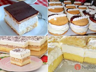 Krémeše na 18 spôsobov: Od klasických až po moderné medové či čokoládové variácie.