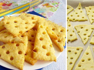 Párty syrové krekry zo 4 surovín