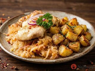 Jedno jedlo a minimum práce: Kuracie stehná na kyslej kapuste z jedného pekáča.