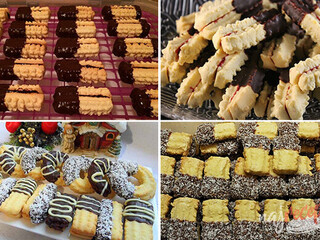 Zbierka 13 chutných receptov na vianočné strojčekové pečivo (kukuričky alebo linecké pečivo)