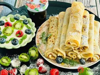 Najlepšie palacinky s ovocím. Vďaka minerálke sú nadýchané ako obláčik.