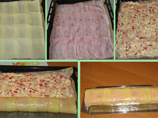 Plnená syrová roláda