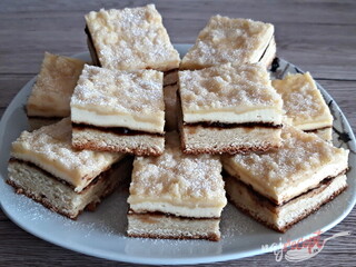 Svadobné koláčiky na plech