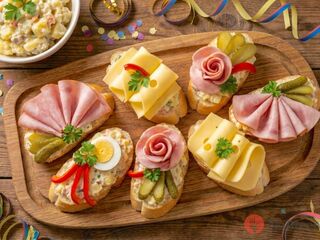 Zabudnite na nudné pohostenie. Takto sa skladá šunka na tie najkrajšie silvestrovské chlebíčky.