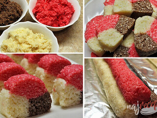 Domáci kokosový trojfarebný kmeň