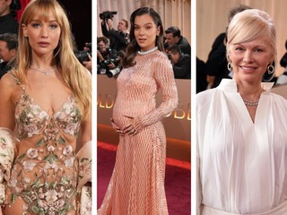 FOTO zo Zlatých glóbusov: Jennifer Lawrence ako NAHÁ, krásna tehuľka a... Z Pamely je opäť sexi blondína!