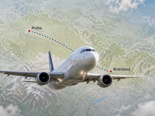 Dočkáme sa leteckej linky z Bratislavy do Prahy? Minister Ráž zvažuje aj jej dotovanie!