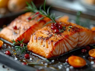 RECEPT na dnes: Opekaný vianočný losos – ohromí vás pomarančovo-brusnicovou glazúrou