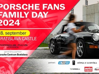 PORSCHE FANS FAMILY DAY 2024 bude 28. septembra