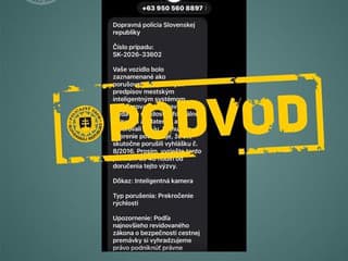 Pozor: Podvodné SMS o dopravných pokutách sa šíria Slovenskom – polícia varuje pred rizikom