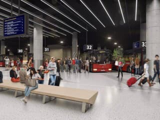 Autobusová stanica Nivy v Bratislave: Prestavba pokračuje bez vážnych dopravných problémov, pribudnú nové služby