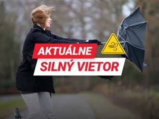 SHMÚ vydal výstrahu: V týchto okresoch hrozí SILNÝ VIETOR už dnes!