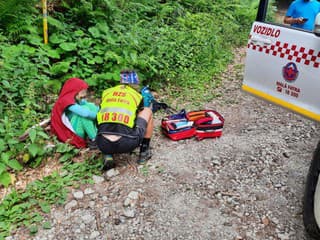 Horskí záchranári pomáhali v Malej Fatre vyčerpanej slovenskej turistke
