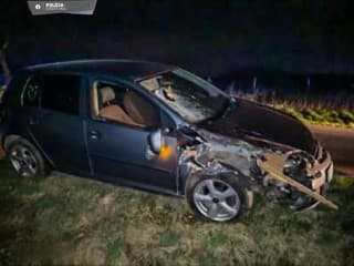 Ťažká nehoda pri Čiernej nad Tisou: Dvaja chodci vážne zranení, vodič mal pozitívny test na drogy