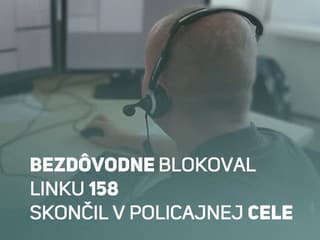 Opitý muž opakovane zneužíval linku 158 v okrese Skalica – polícia ho zaistila, hrozí mu vysoká pokuta
