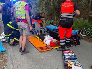 Vážny pád cyklistky v Gaderskej doline: Ženu (36) so zraneniami previezli do nemocnice